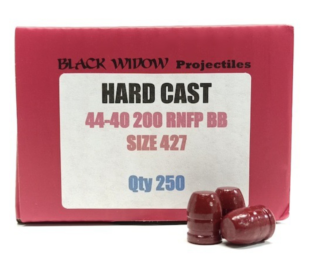 Black Widow Projectiles .44-40 200gr RNFP .427" x250 image 0